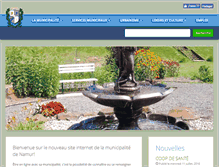 Tablet Screenshot of namur.ca